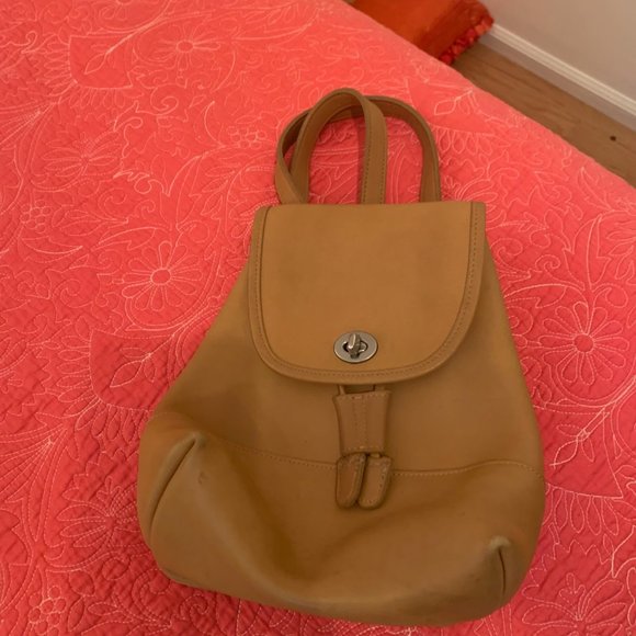Vintage Coach Mini Backpack - Picture 1 of 4